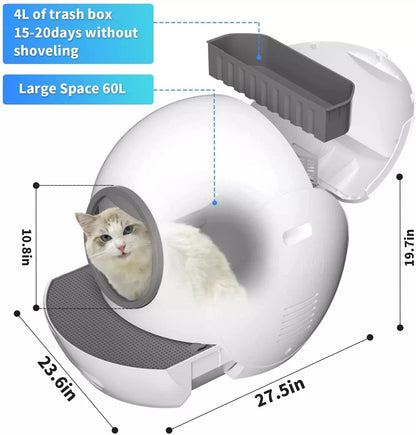 Snuffele Snouts Zelfreinigende KattenBak Litter Box