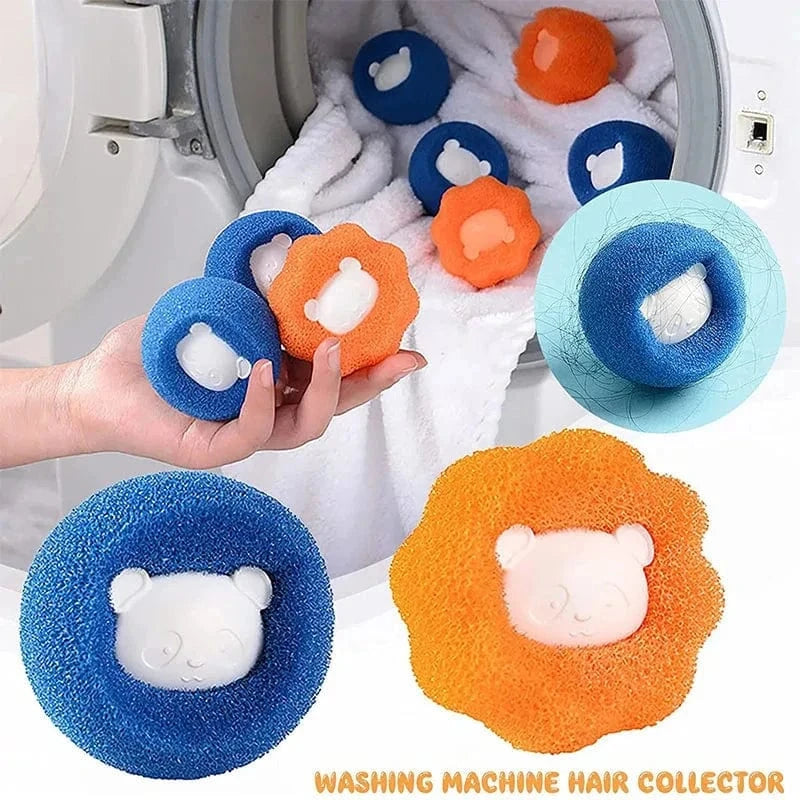 Snuffle Snouts 1-5pcs Pet Hair Remover Reusable Ball Laundry Washing Machine Filter Wool Sticker Cat Hair Remover Pet Fur Lint Catcher Home