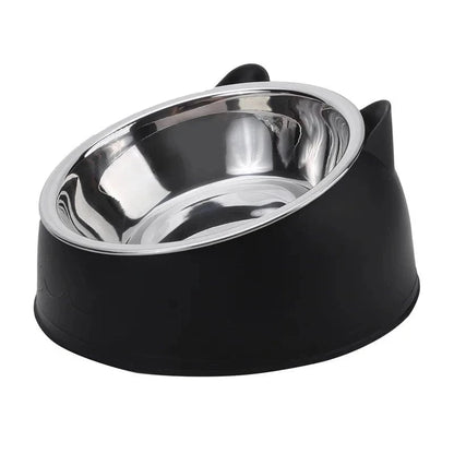 Snuffle Snouts 100ML Cat Dog Bowl 15 Degrees Raised Non Slip Puppy Base Cat Food Drinking Water Feeder Tilt Safeguard Neck Pet Bowl Accessories