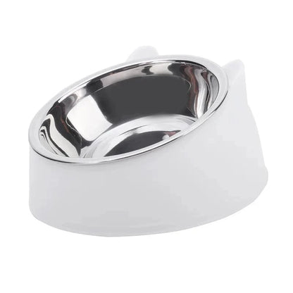 Snuffle Snouts 100ML Cat Dog Bowl 15 Degrees Raised Non Slip Puppy Base Cat Food Drinking Water Feeder Tilt Safeguard Neck Pet Bowl Accessories