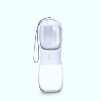 Snuffle Snouts 300ML add 100g White / CHINA Portable Water Bottle For Dogs Puppy Drinking Bottle Travel Pet Drinker Leakproof Dog Bowl Food Containers Dog Accessories