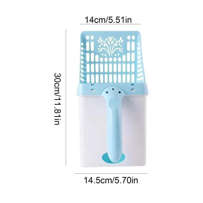 Snuffle Snouts A / CHINA Litter Scooper With Holder Large Capacity Portable Litter Box Scooper Multifunctional Pet Accessories For Small Animal Kitten