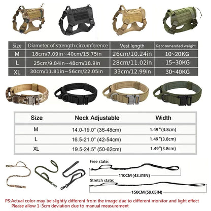 Snuffle Snouts Big Dog Harness Vest Breathable Easy Handle Tactics Dog Collar Medium Strong Nylon Elastic Pet Dog Leash