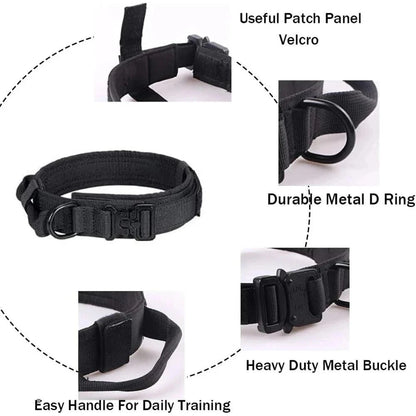 Snuffle Snouts Big Dog Harness Vest Breathable Easy Handle Tactics Dog Collar Medium Strong Nylon Elastic Pet Dog Leash