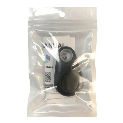 Snuffle Snouts Black-B Mini GPS Locator AntiLost Alarm Wallet Keychain Smart Tag Bluetooth-Compatible Tracer Keychain Dog Pet Child Tracker Key Finder