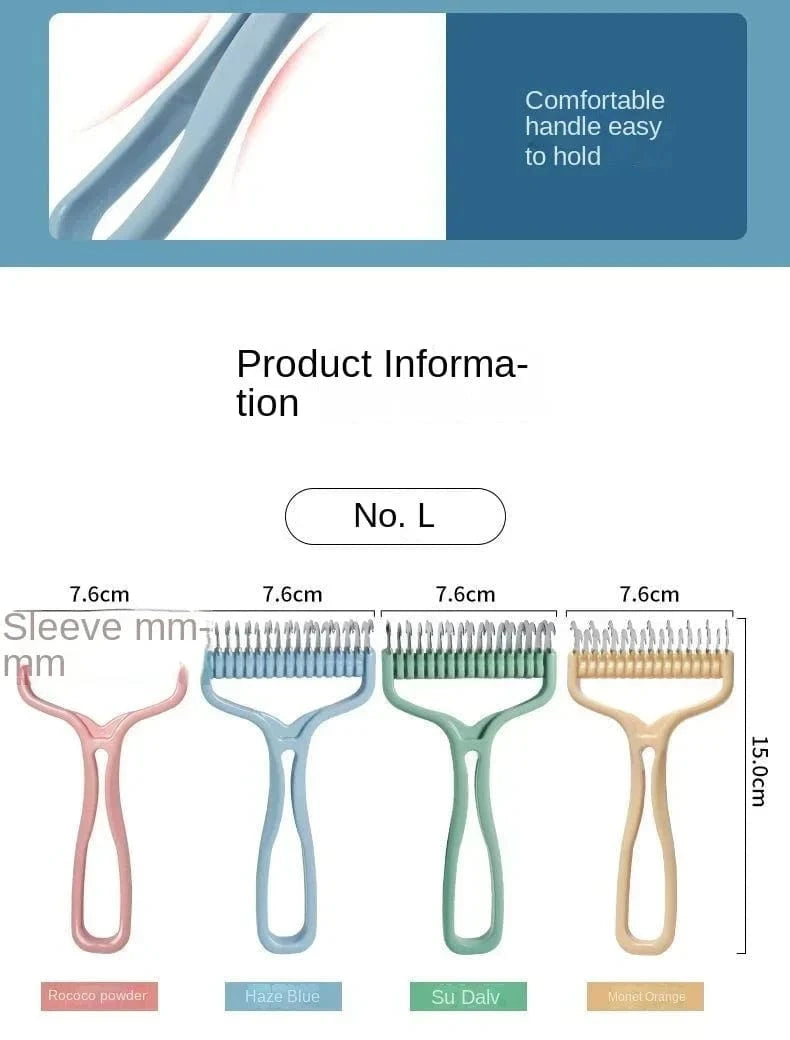 Snuffle Snouts Cat Brush Pet Knot Comb 2 in 1 Dogs Cat Fur Knot Cutter Pets Hair Removal Comb Dog Grooming Shedding Tools Pet Cleaning Supplies
