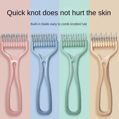 Snuffle Snouts Cat Brush Pet Knot Comb 2 in 1 Dogs Cat Fur Knot Cutter Pets Hair Removal Comb Dog Grooming Shedding Tools Pet Cleaning Supplies