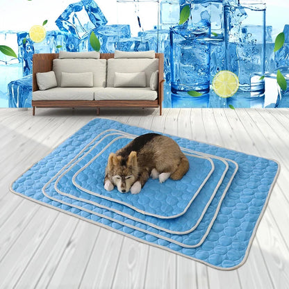 Snuffle Snouts Dog Mat Cooling Summer Pad Mat For Dogs Cat Blanket Sofa Breathable Pet Dog Bed Summer Washable For Small Medium Large Dogs Car