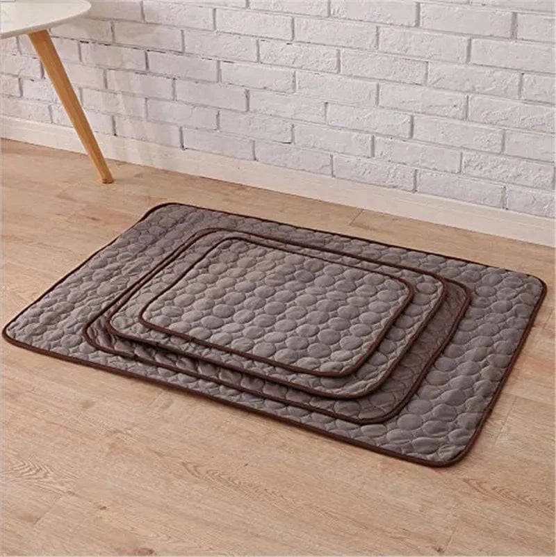 Snuffle Snouts Dog Mat Cooling Summer Pad Mat For Dogs Cat Blanket Sofa Breathable Pet Dog Bed Summer Washable For Small Medium Large Dogs Car