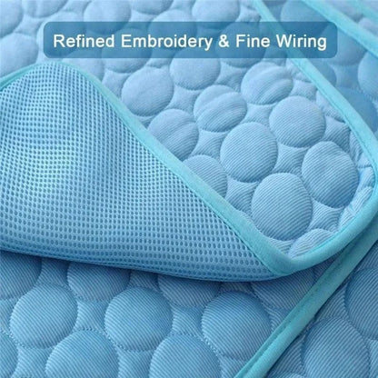 Snuffle Snouts Dog Mat Cooling Summer Pad Mat For Dogs Cat Blanket Sofa Breathable Pet Dog Bed Summer Washable For Small Medium Large Dogs Car