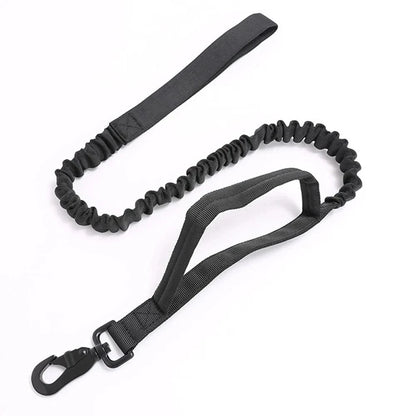 Snuffle Snouts leash black / XL Big Dog Harness Vest Breathable Easy Handle Tactics Dog Collar Medium Strong Nylon Elastic Pet Dog Leash
