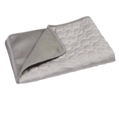 Snuffle Snouts mesh cloth gray / S 50x40 cm Dog Mat Cooling Summer Pad Mat For Dogs Cat Blanket Sofa Breathable Pet Dog Bed Summer Washable For Small Medium Large Dogs Car
