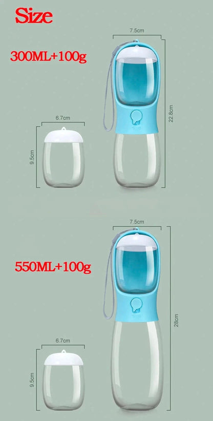 Snuffle Snouts Portable Water Bottle For Dogs Puppy Drinking Bottle Travel Pet Drinker Leakproof Dog Bowl Food Containers Dog Accessories