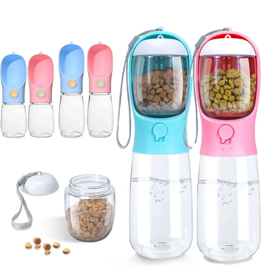 Snuffle Snouts Portable Water Bottle For Dogs Puppy Drinking Bottle Travel Pet Drinker Leakproof Dog Bowl Food Containers Dog Accessories