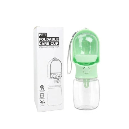 Snuffle Snouts S 320 180ML Portable Dog Water Bottle with Storage Food and Water Container for Puppy Pets Dogs Feeder Bowl Outdoor Travel Pet Supplies